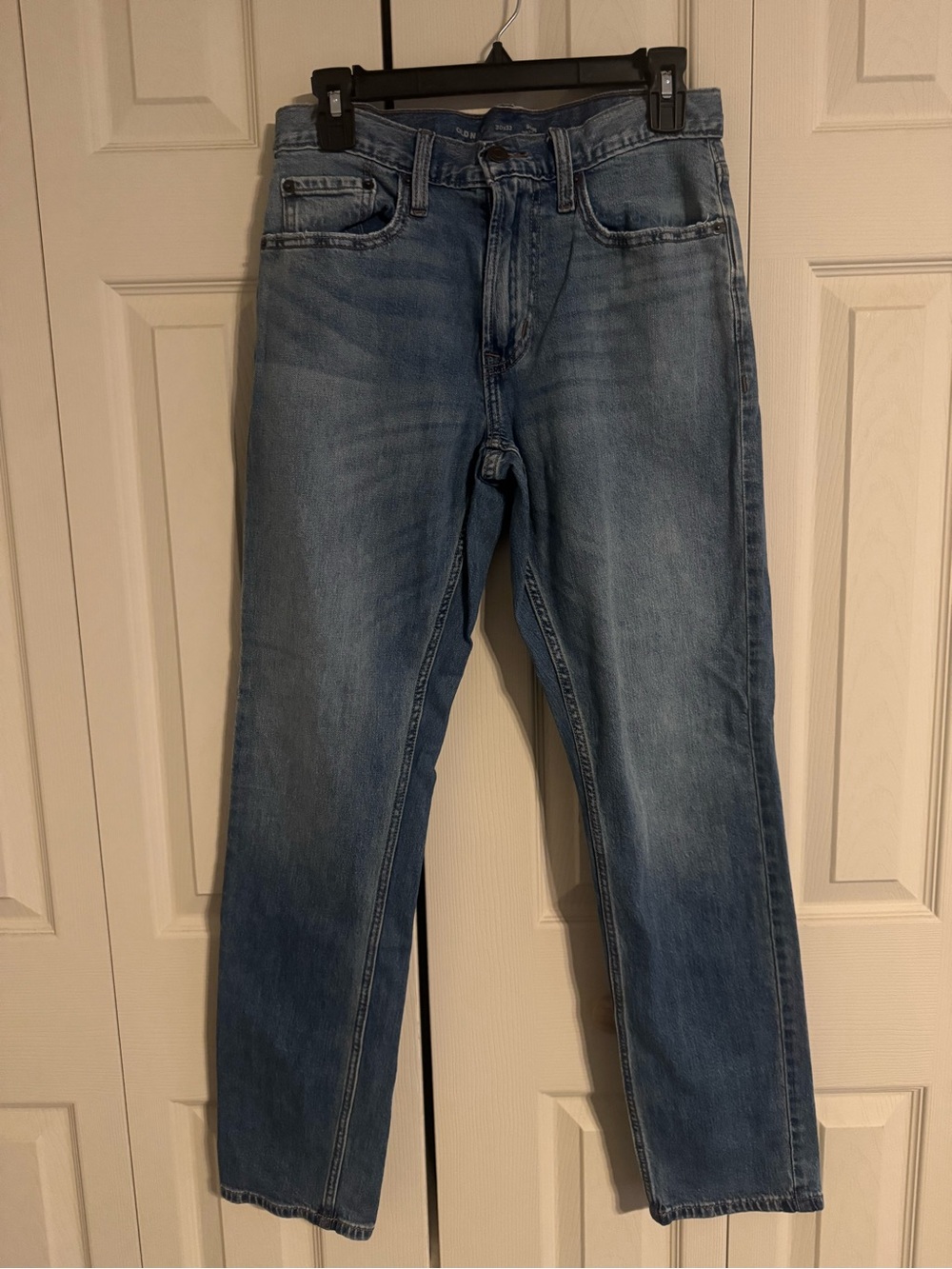 Old Navy Light Blue Straight-Leg Jeans